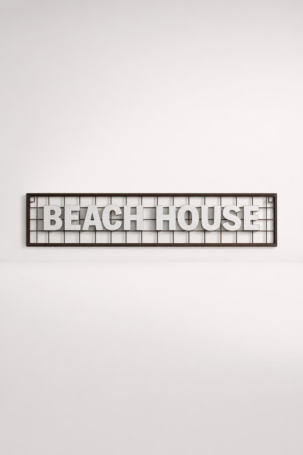 Metal 'Beach House' Sign
