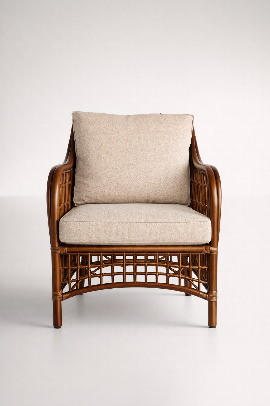 Westcoast Arm Chair With 2 Beige Cushions