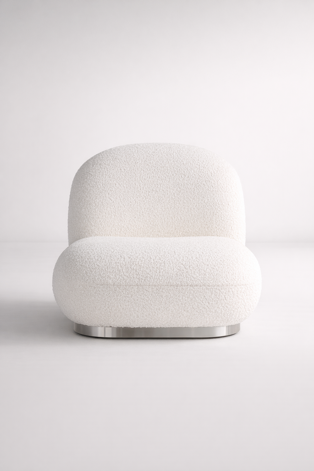 Light Cream Chair No Arms
