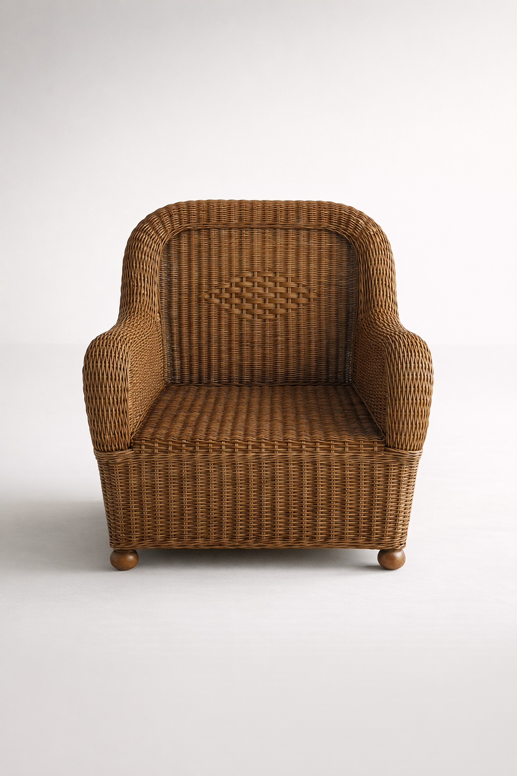 Empress Brown Rattan Chair