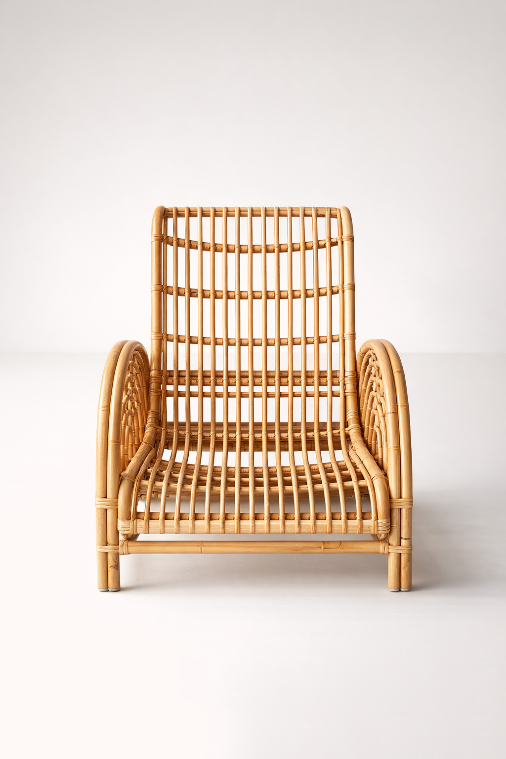 Cane Lounger Chair