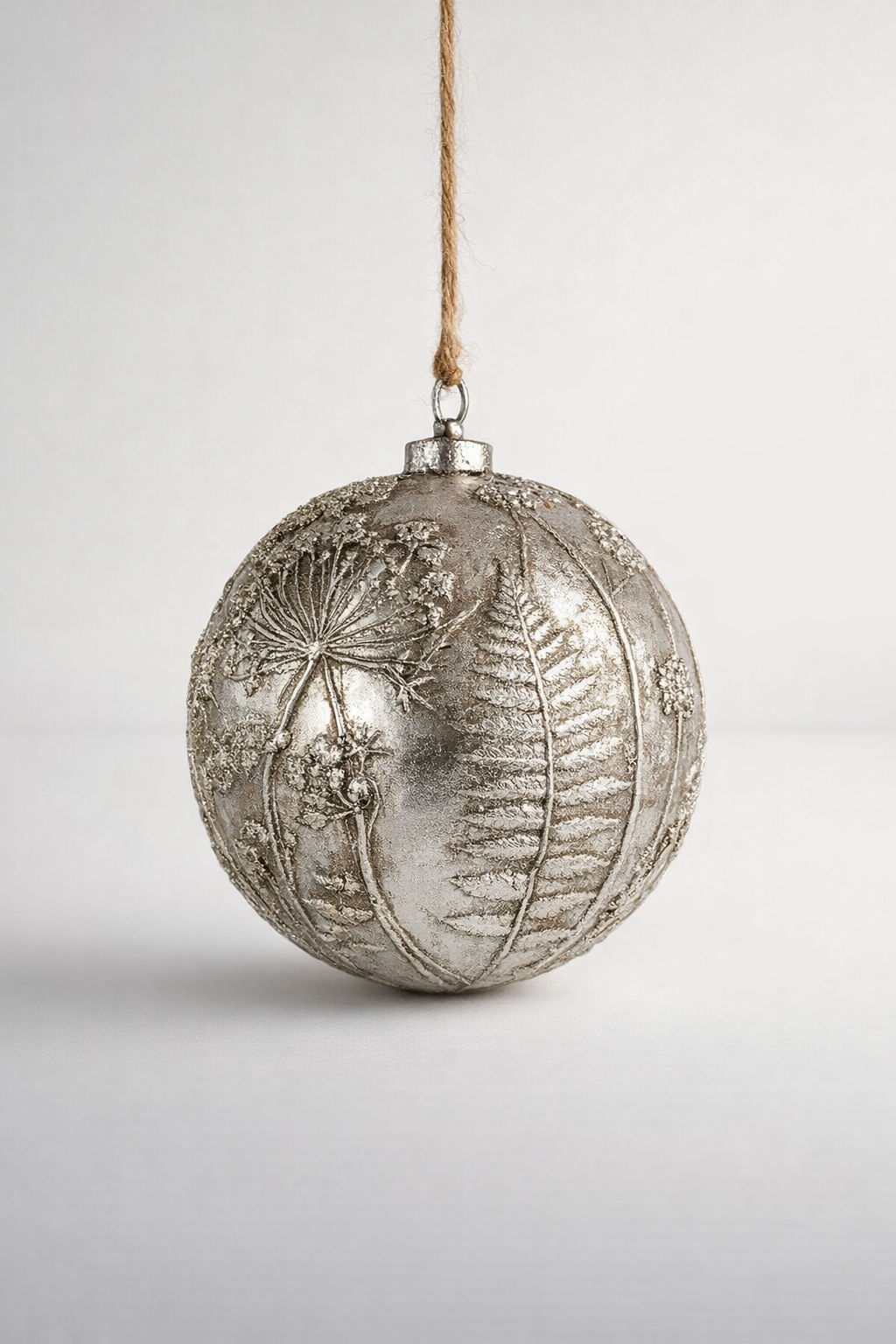 Small Silver Hanging Ball