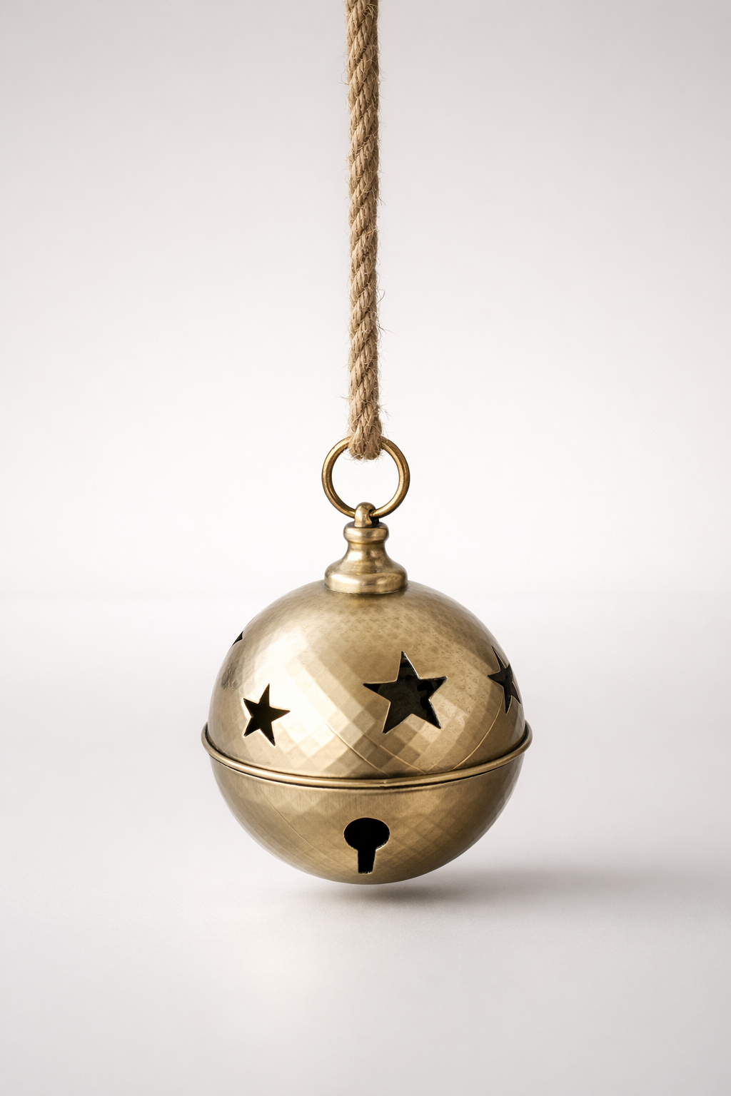 Large Gold Hanging Led Metal Bell