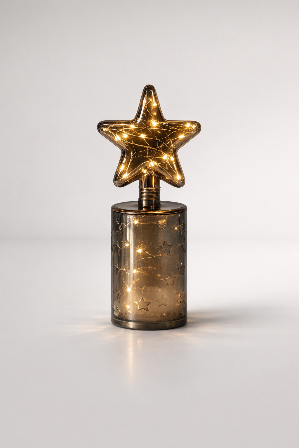 Led Smokey Luster Star On Base