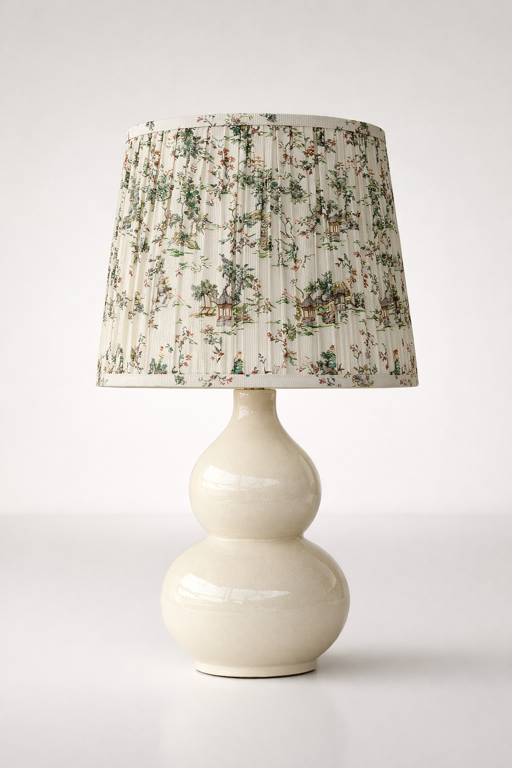 Cream Bulbous Lamp Base