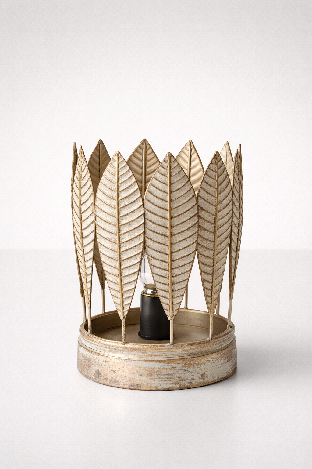 Metal Copper Distressed Led Light