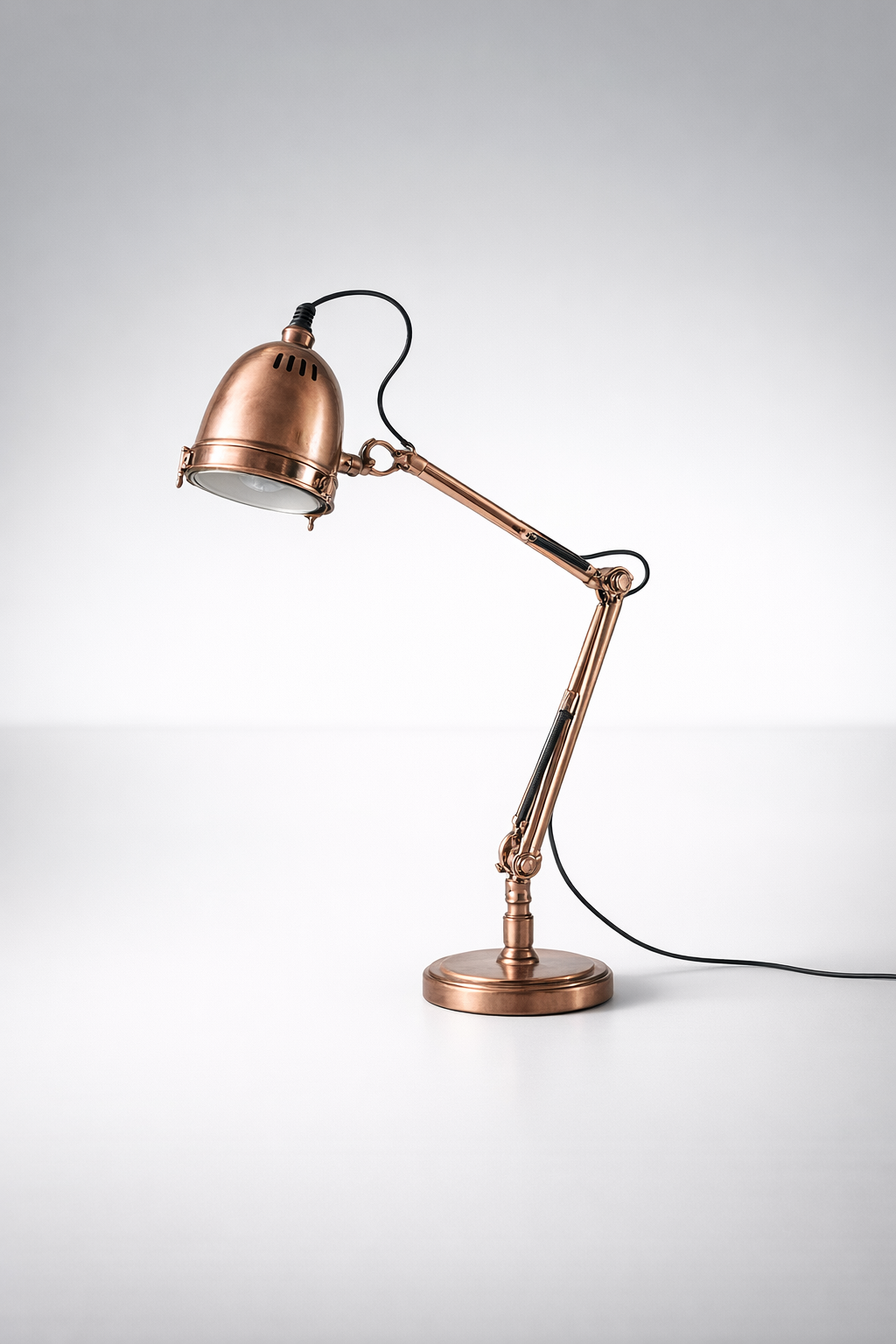 Antique Copper Table Lamp