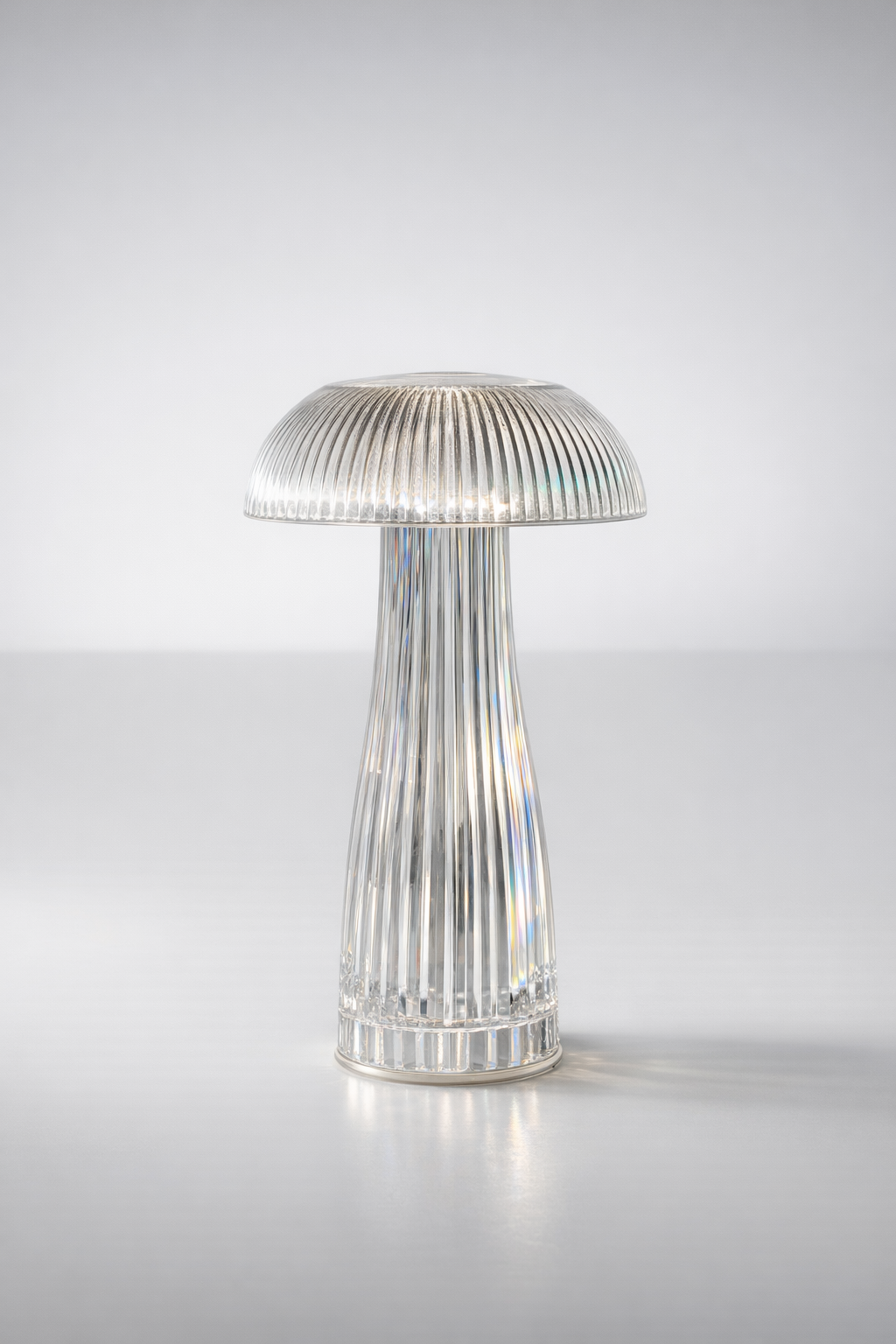 Led Transparent Lamp White Top
