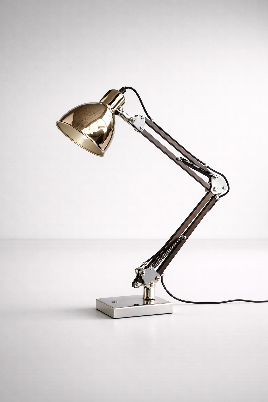 Black & Silver Table Lamp