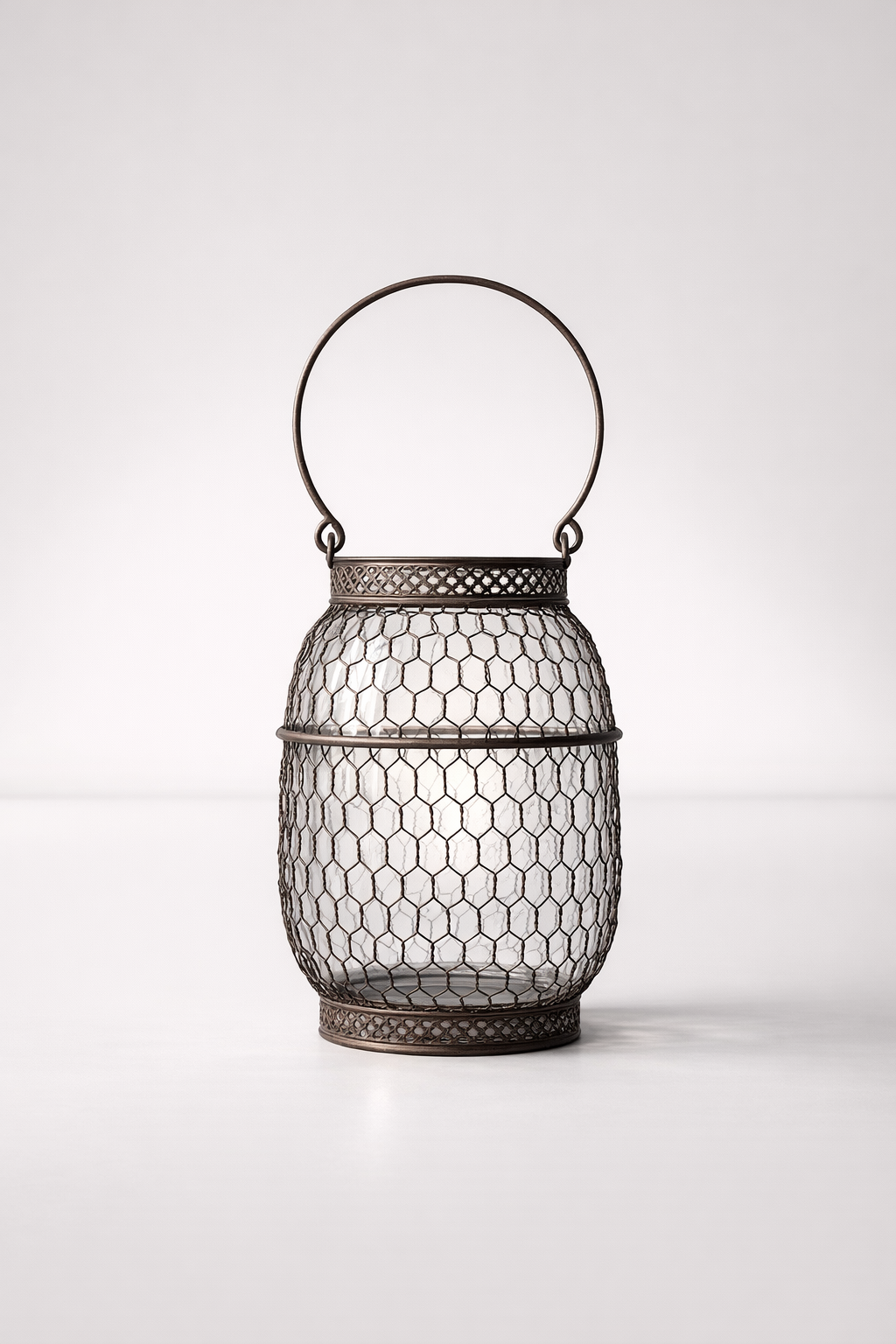 Wire Mesh Candle Holder