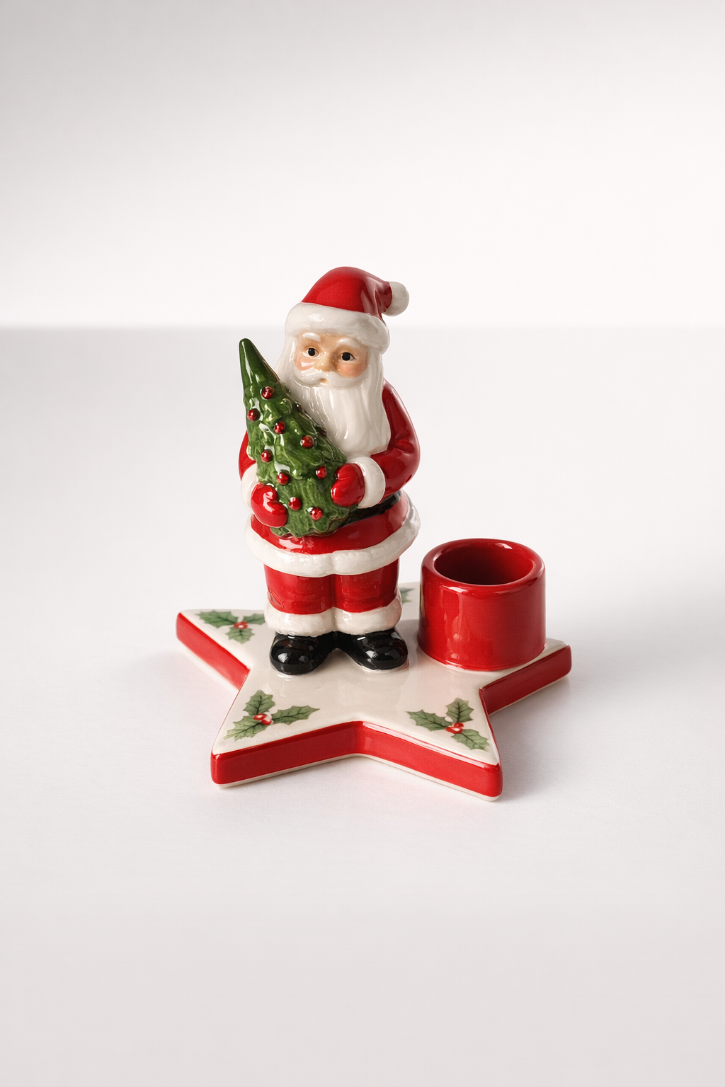 Santa Claus Candle Holder