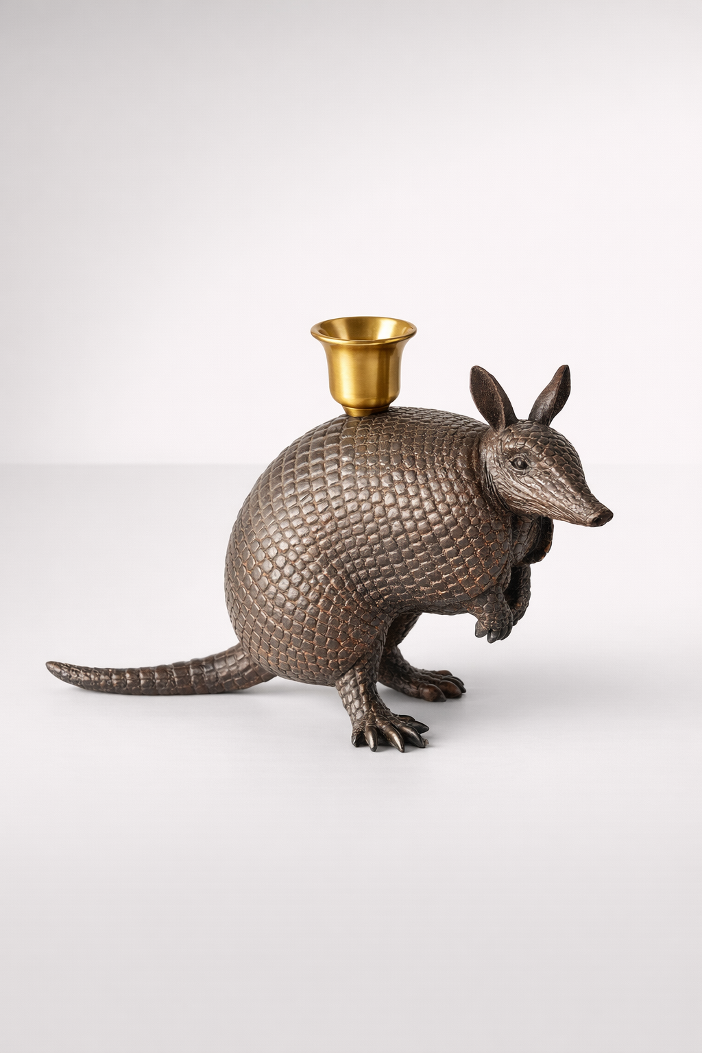 Armadillo Candle Holder