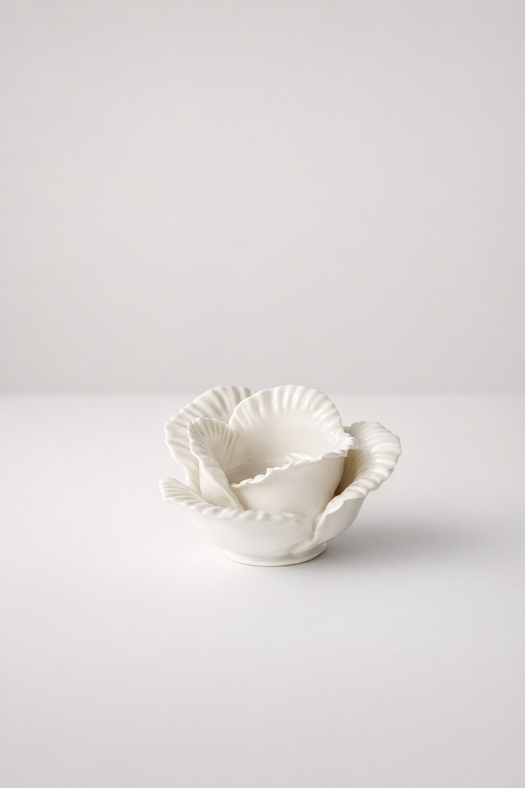 White Ceramic Tealight Holder