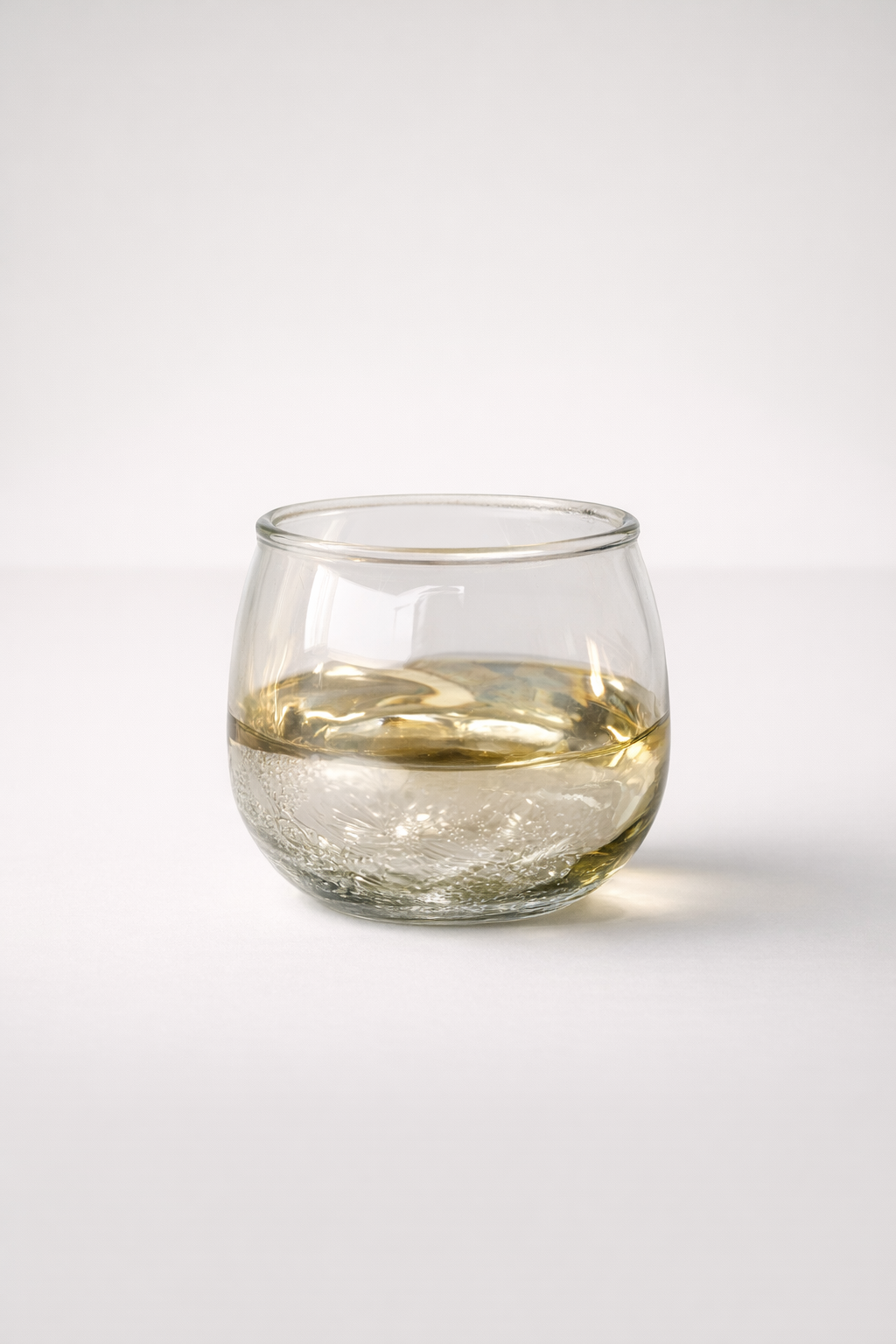 Small Silver & Clear Glass Tea Light Candle Holder