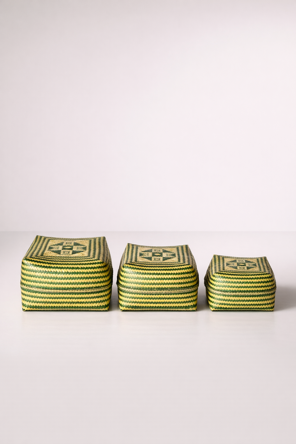 Dark Green Balinese Offering Box