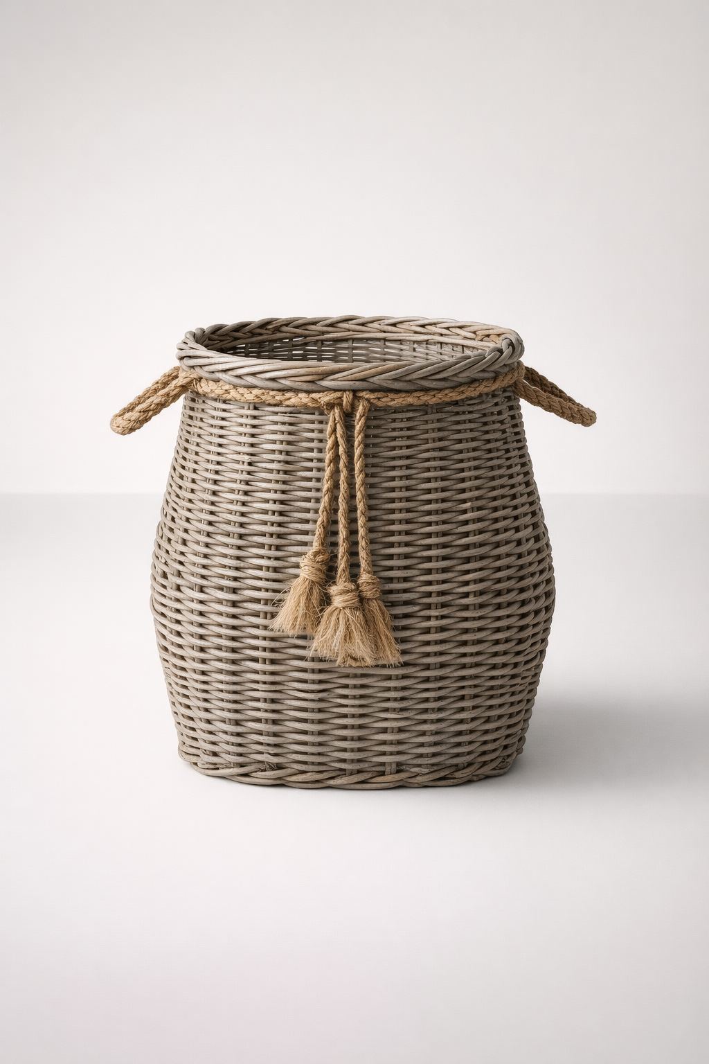 Large Rattan Round Basket