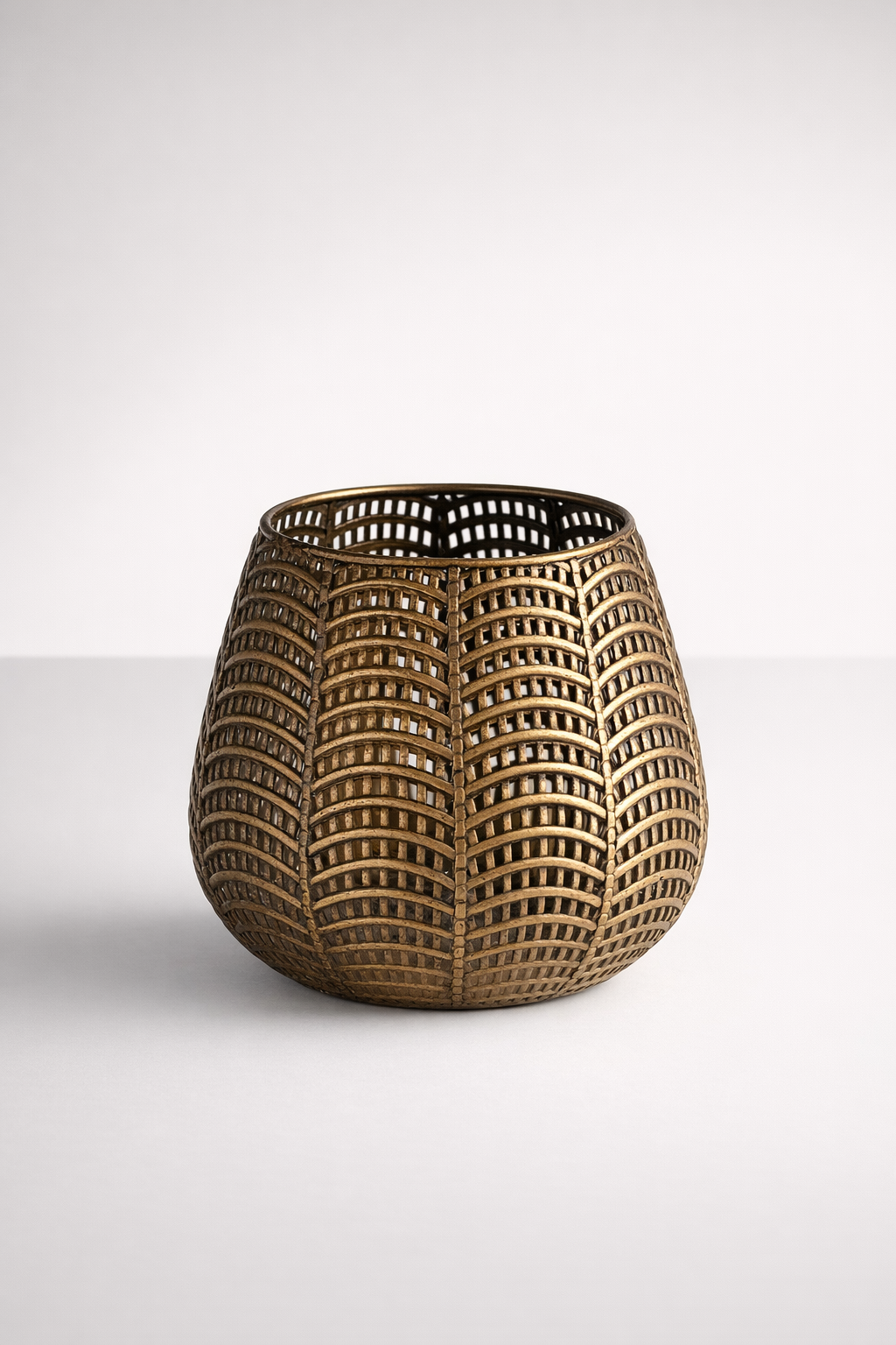 Small Bronze Candle Holder
