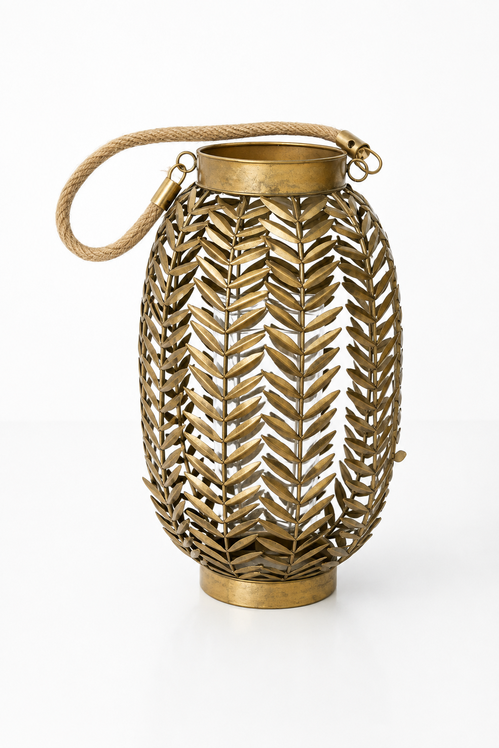 Metal Fern Candle Holder