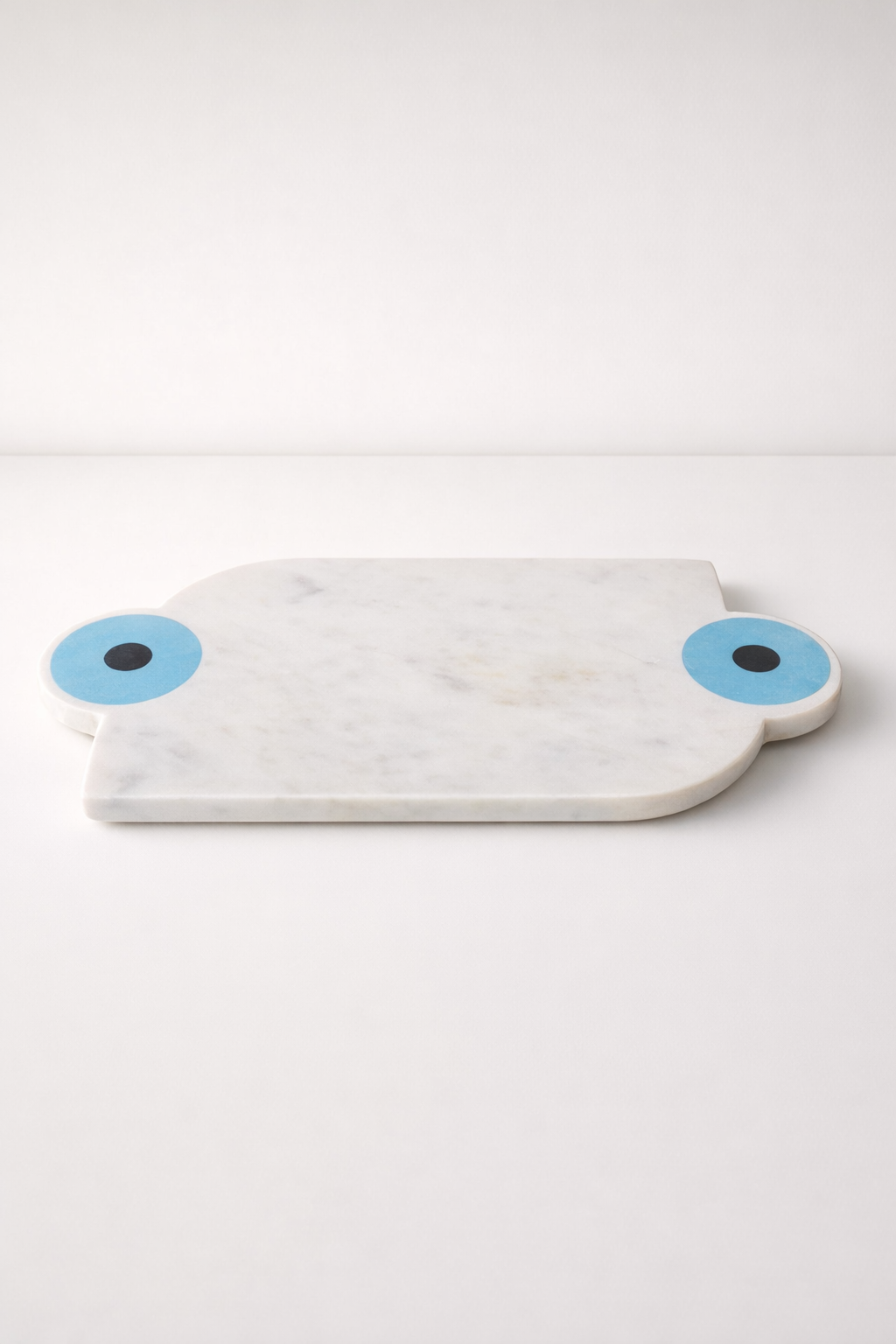 White Marble With Blue Spot