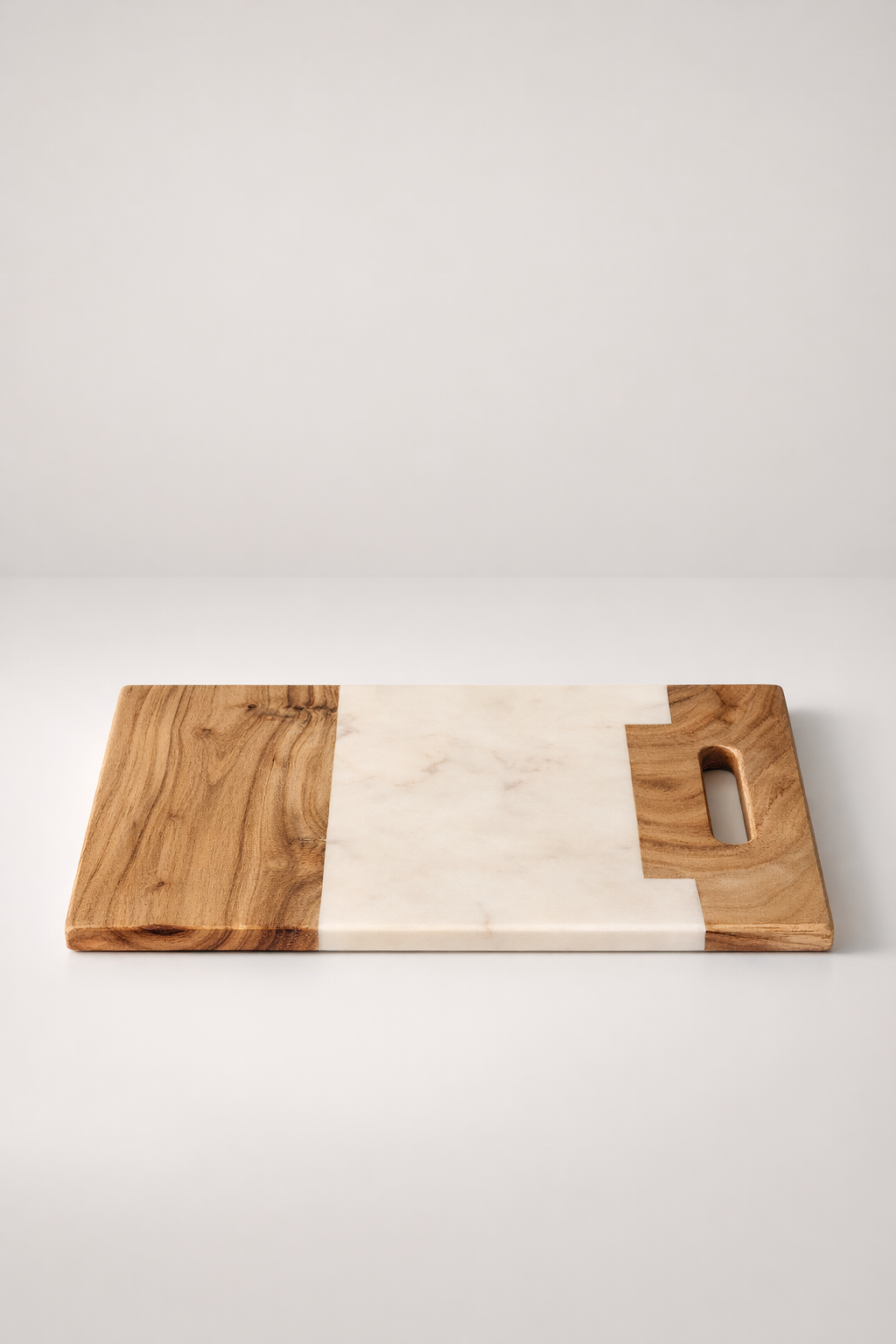 Oblong Wood & Marble Board