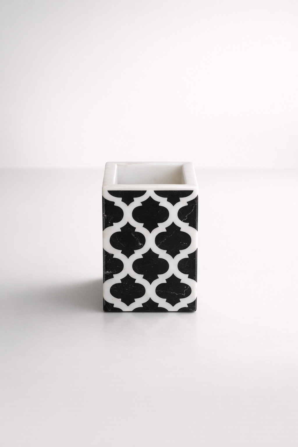 Black & Marble Geo Open Box