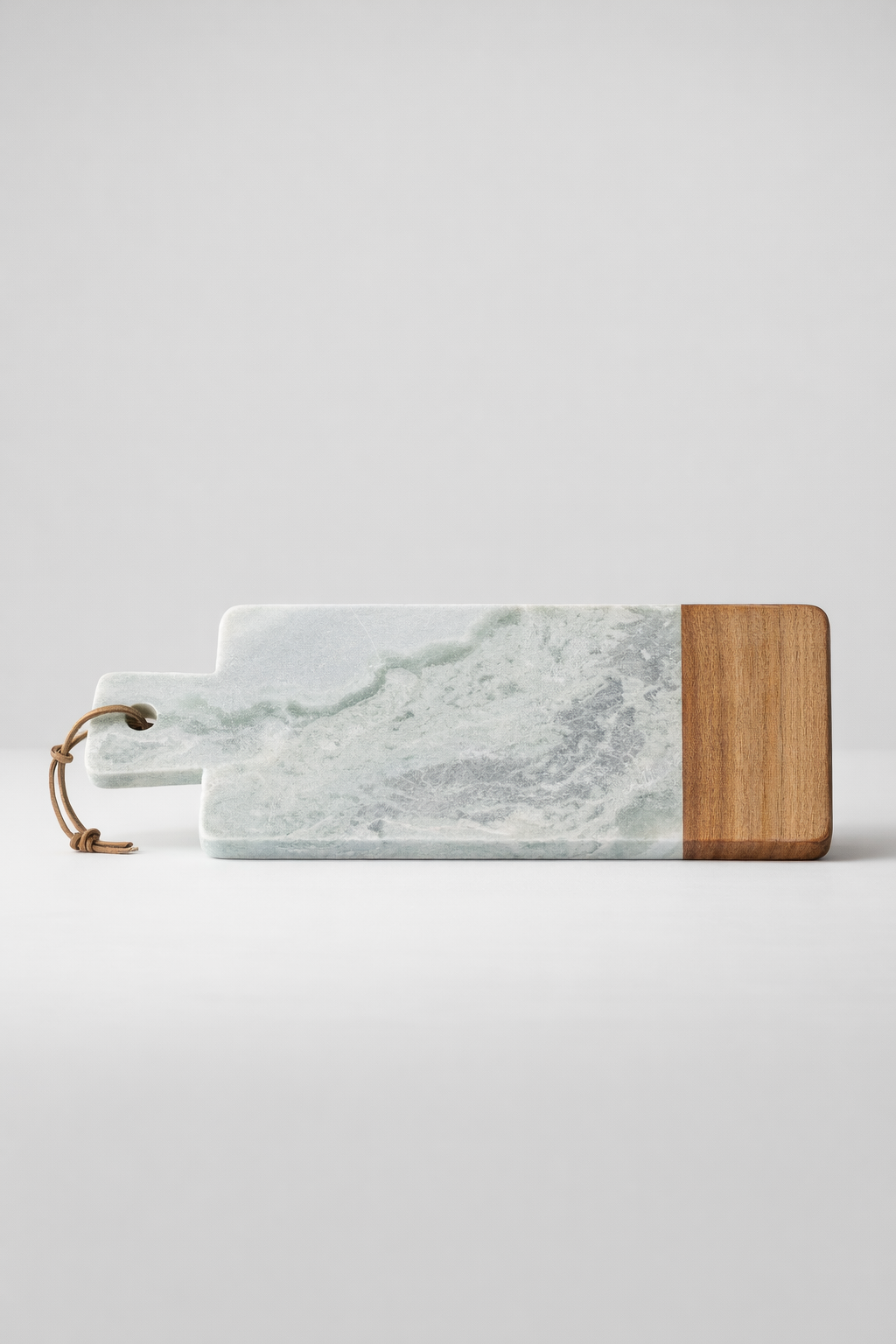 Green Vein Marble Board With Wood