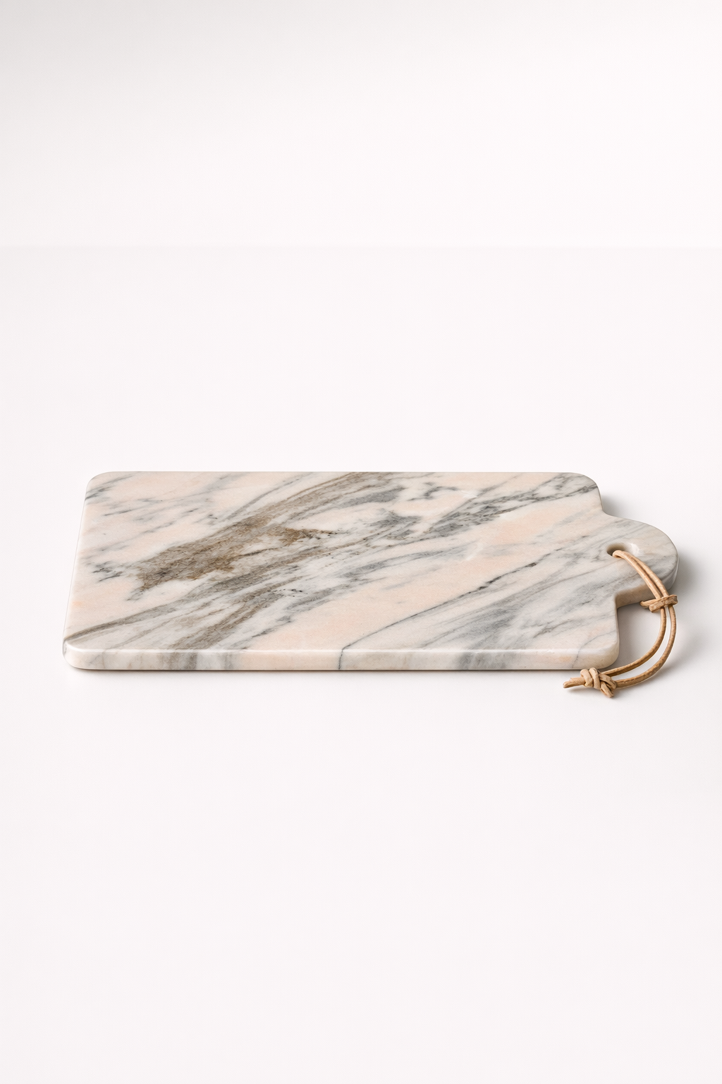 Pink Marble Oblong Bread Board