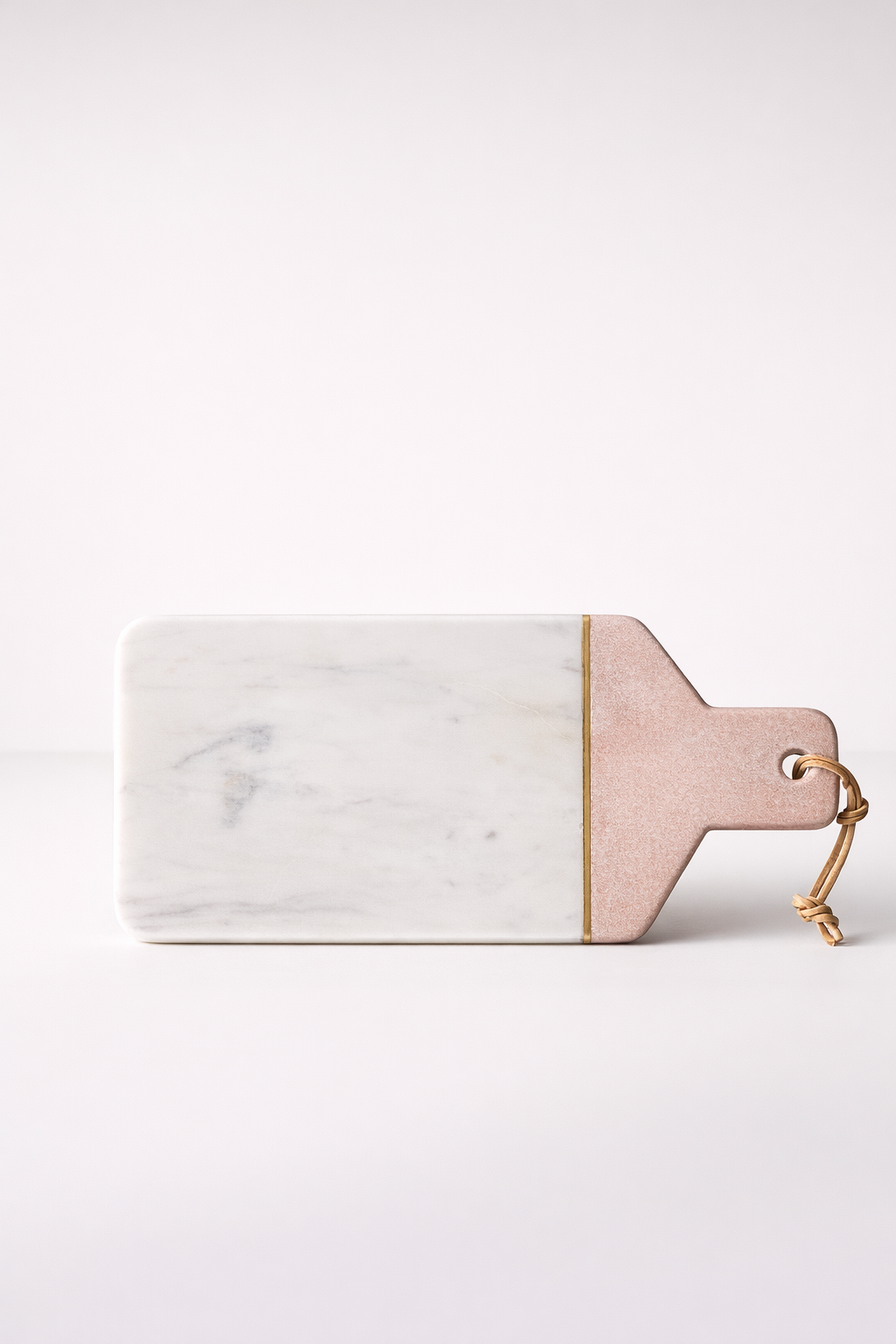 Pink Marble & Brass Chopping Board
