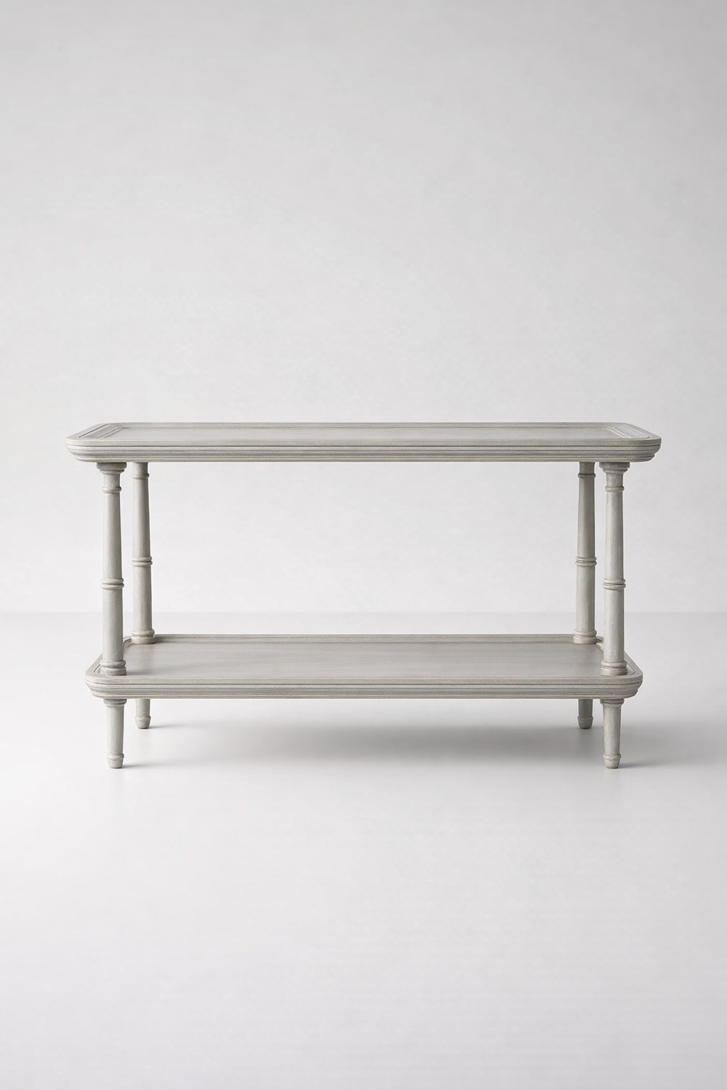 2 Tier Cream Wooden Stand
