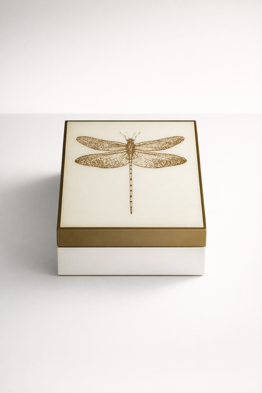 Gold Dragonfly Box