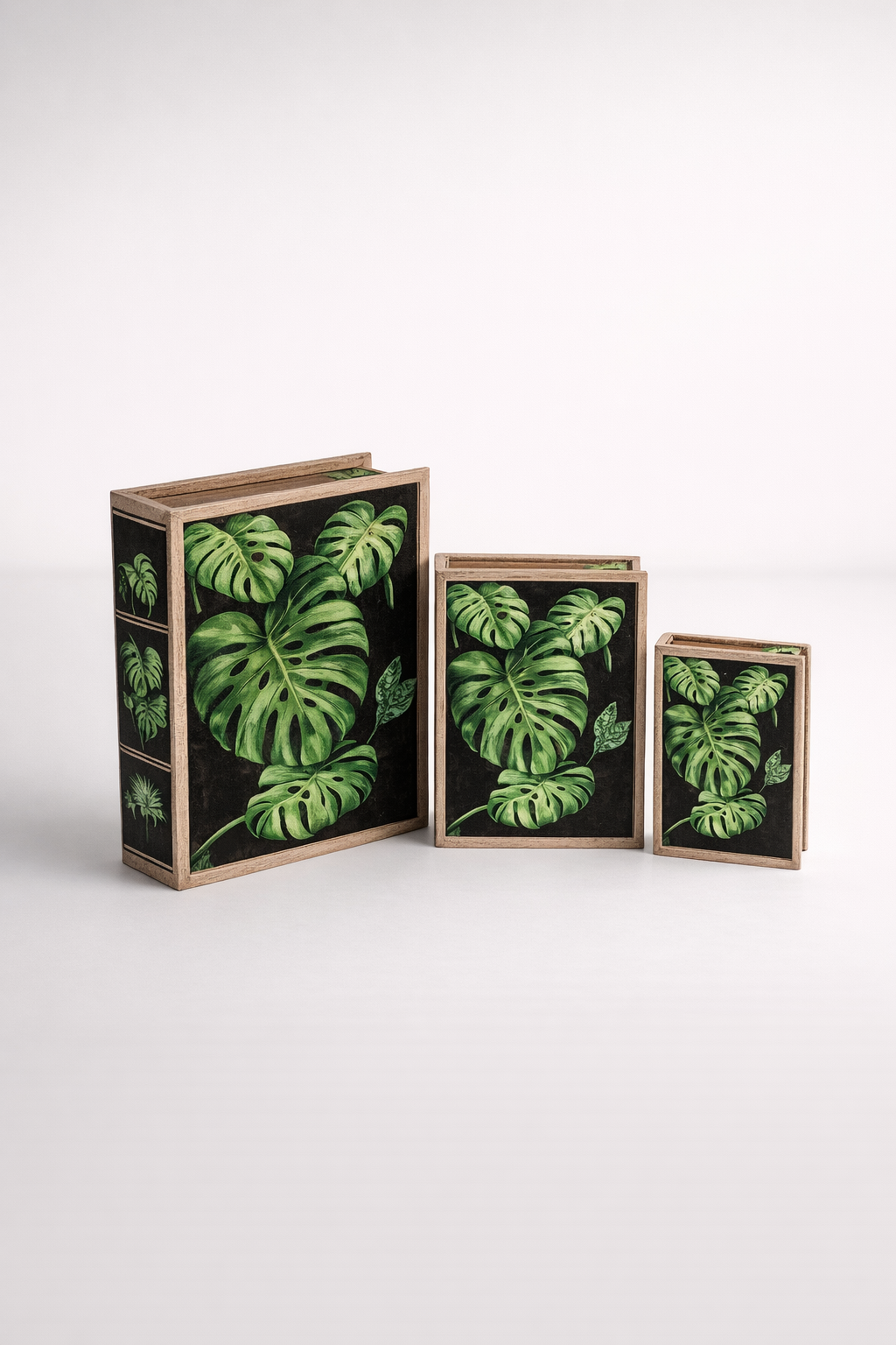 Set Of 3 Delicious Monster Black Boxes