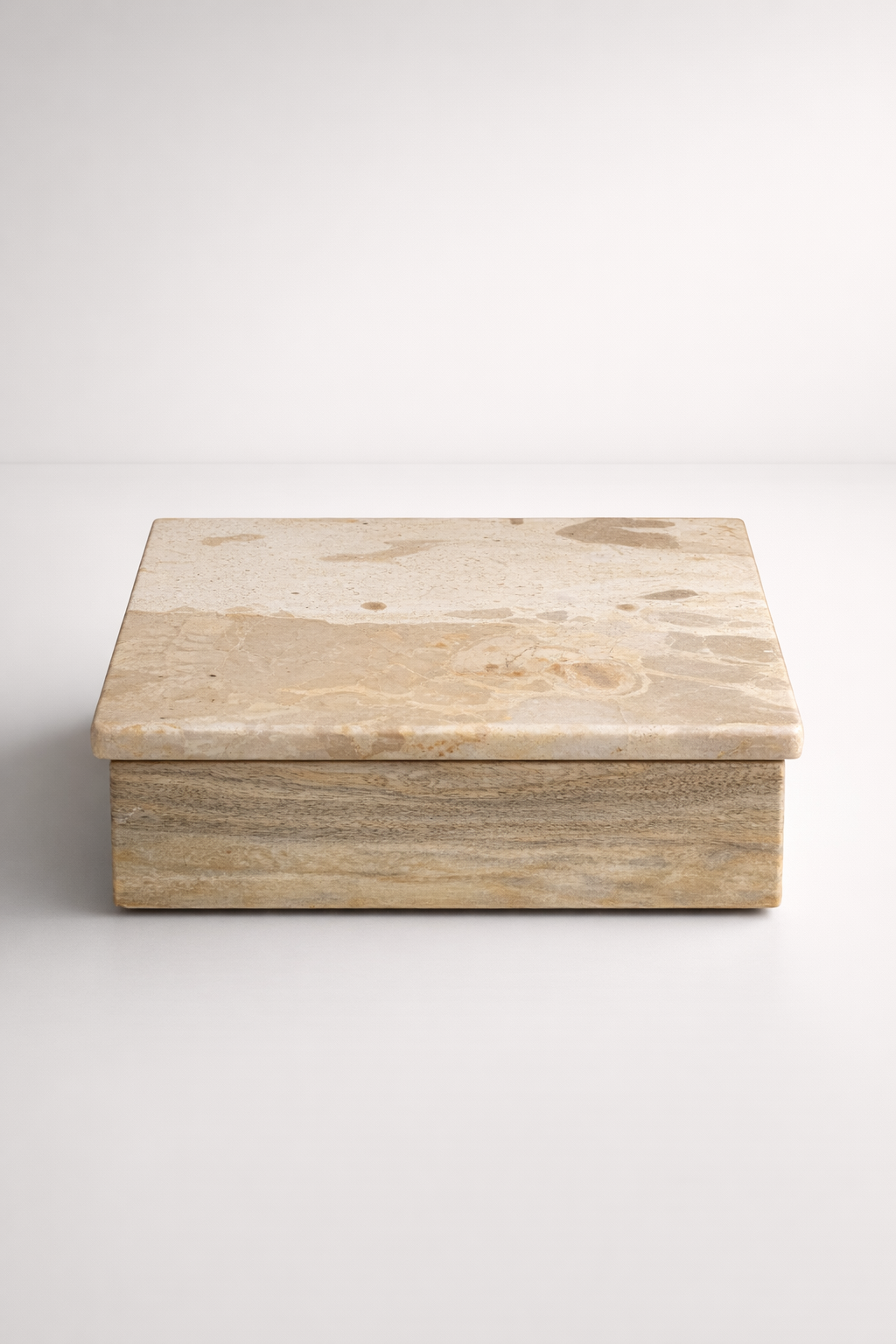 Leopard Marble Top Wooden Box