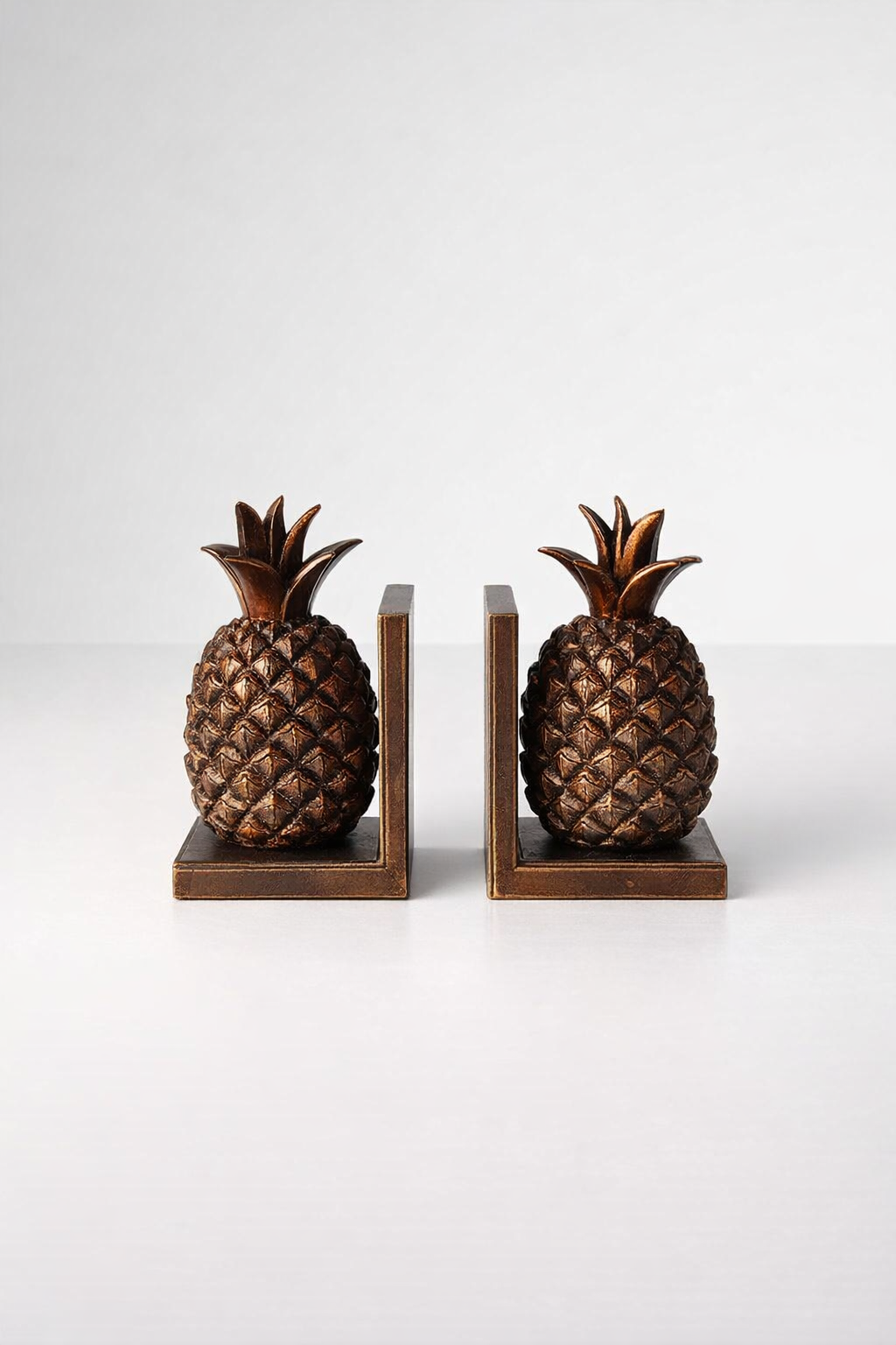 Pair Of Pineapple Bookends