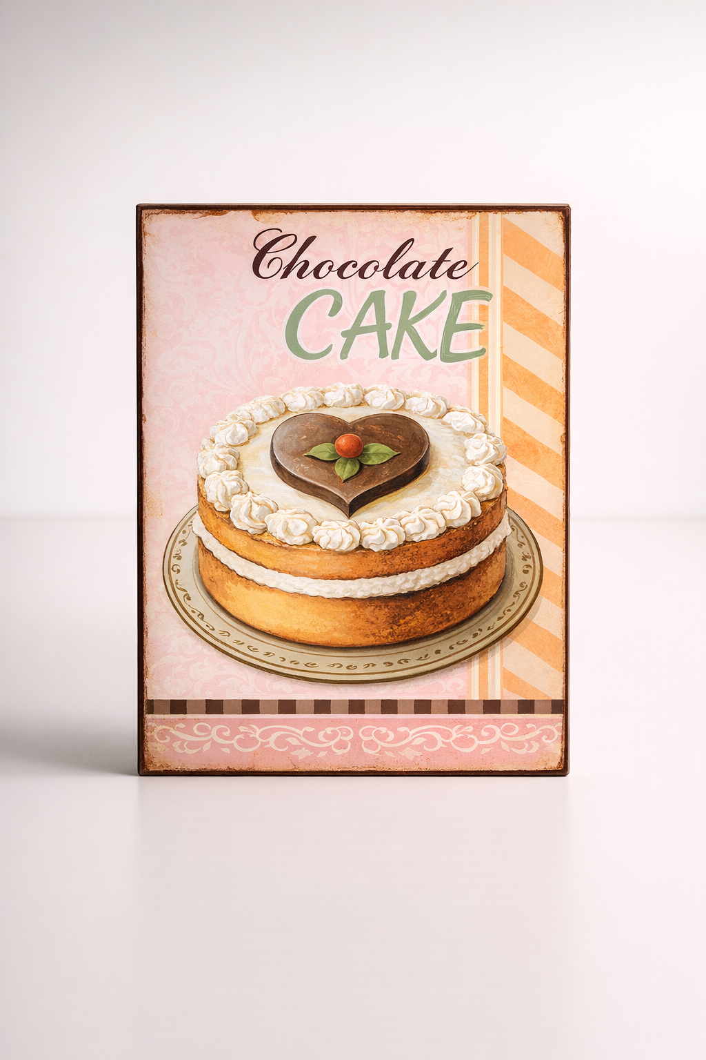 Chocolate Cake Tin Plaque