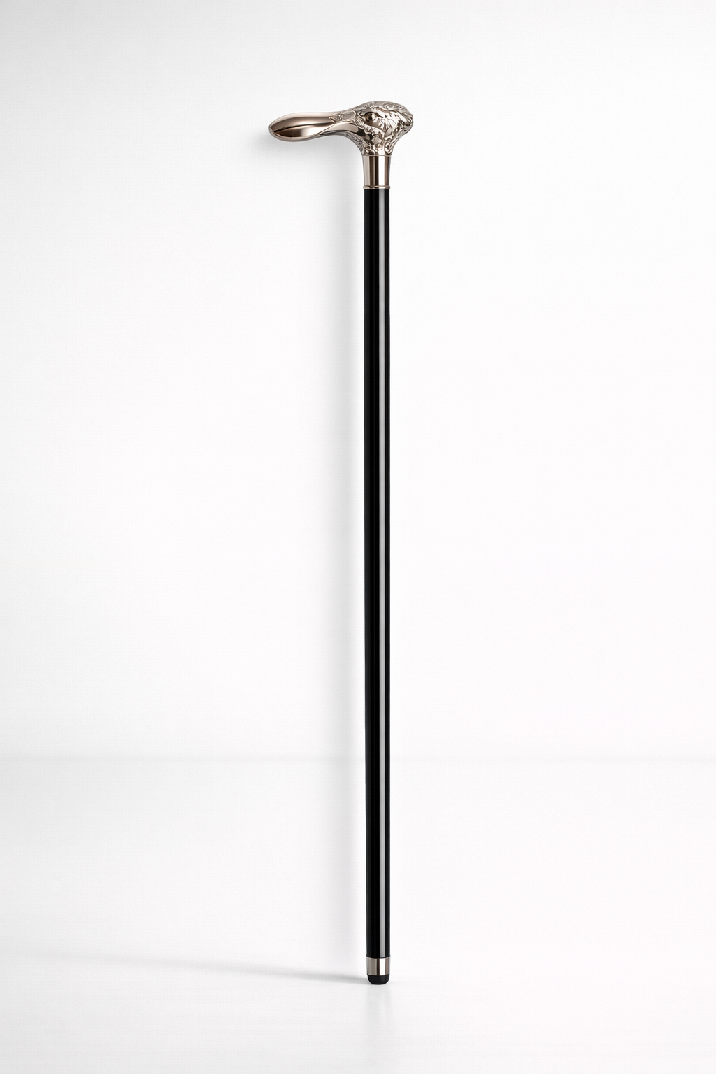 Black Wooden Walking Stick Bunny Handle