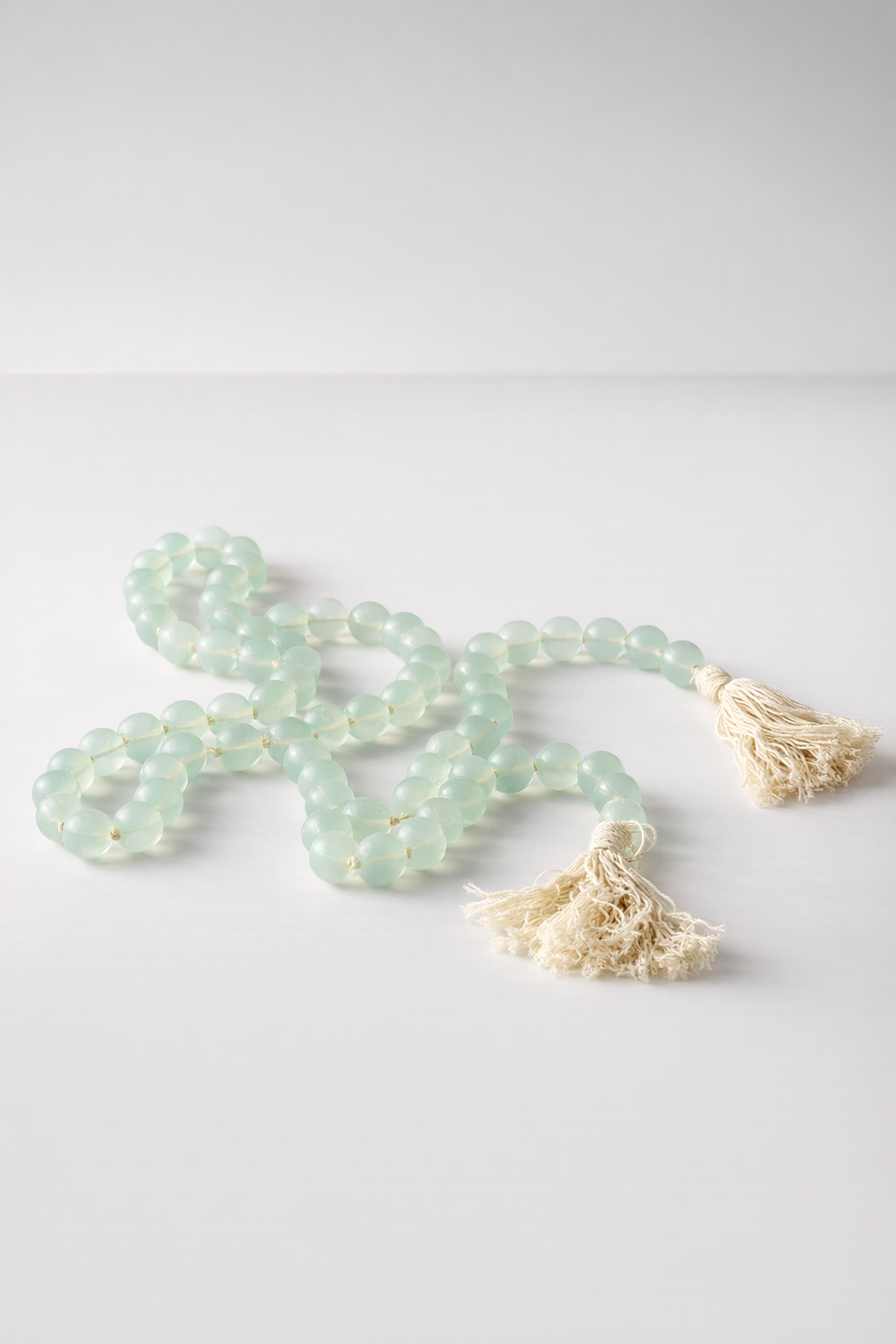 String Of Green Aqua Resin Beads