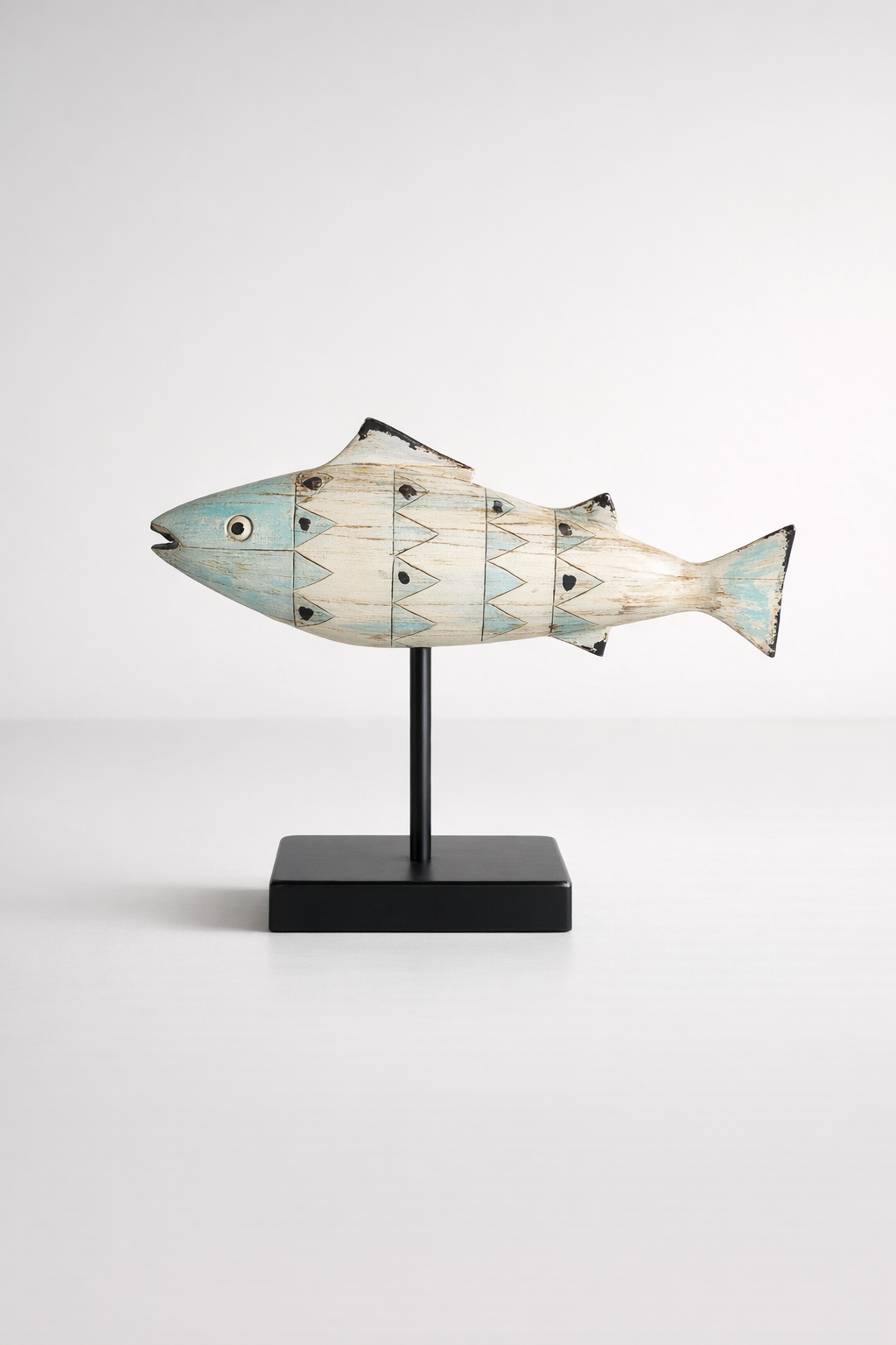 Long Blue Fish On Stand