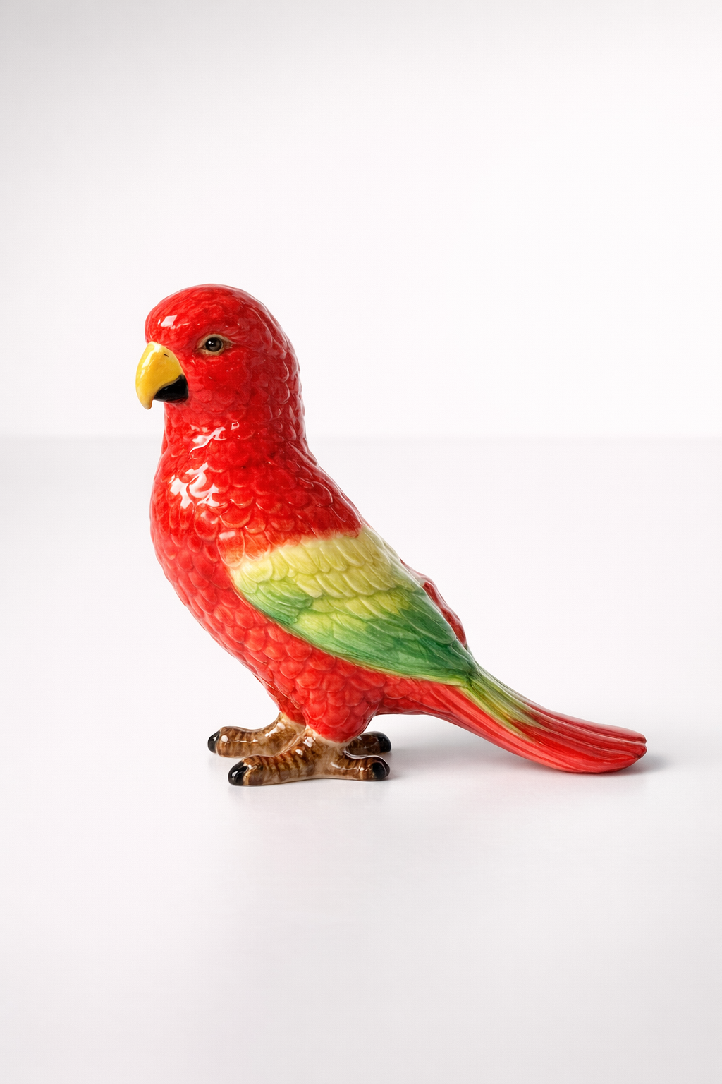Red & Green Parrot Open Back