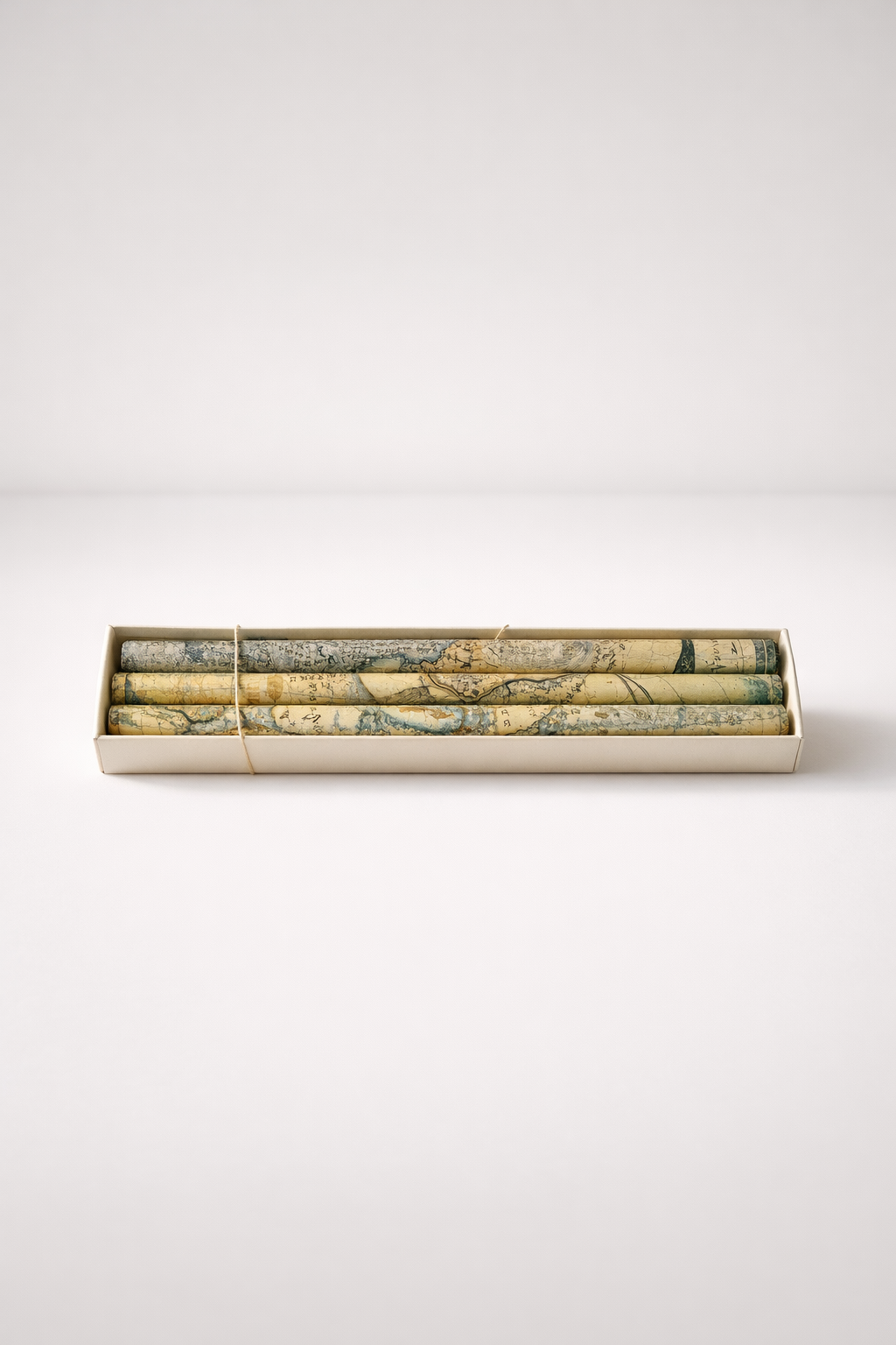3 Rolls Gift Wrap Vintage Maps