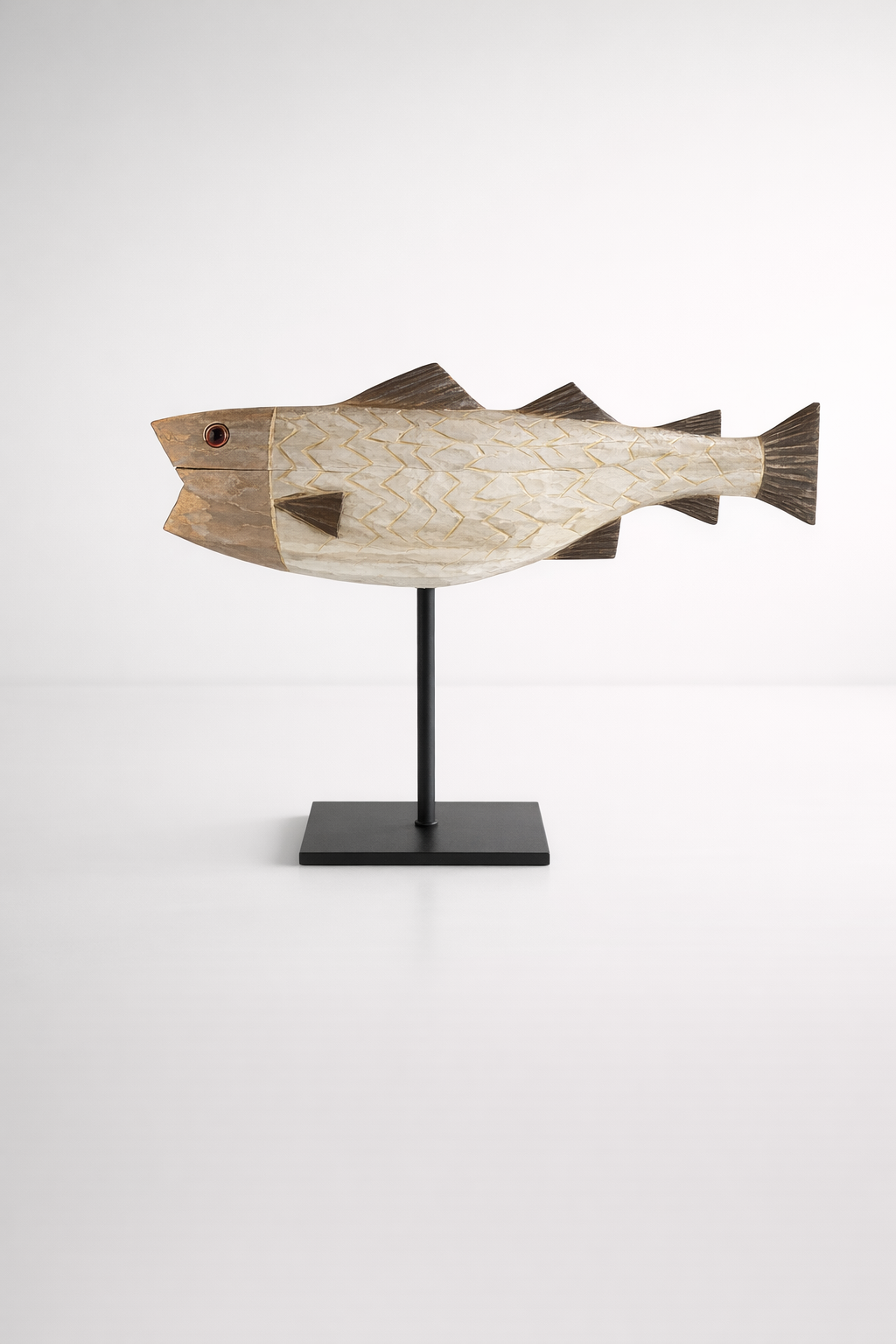 Beige Fish On Stand