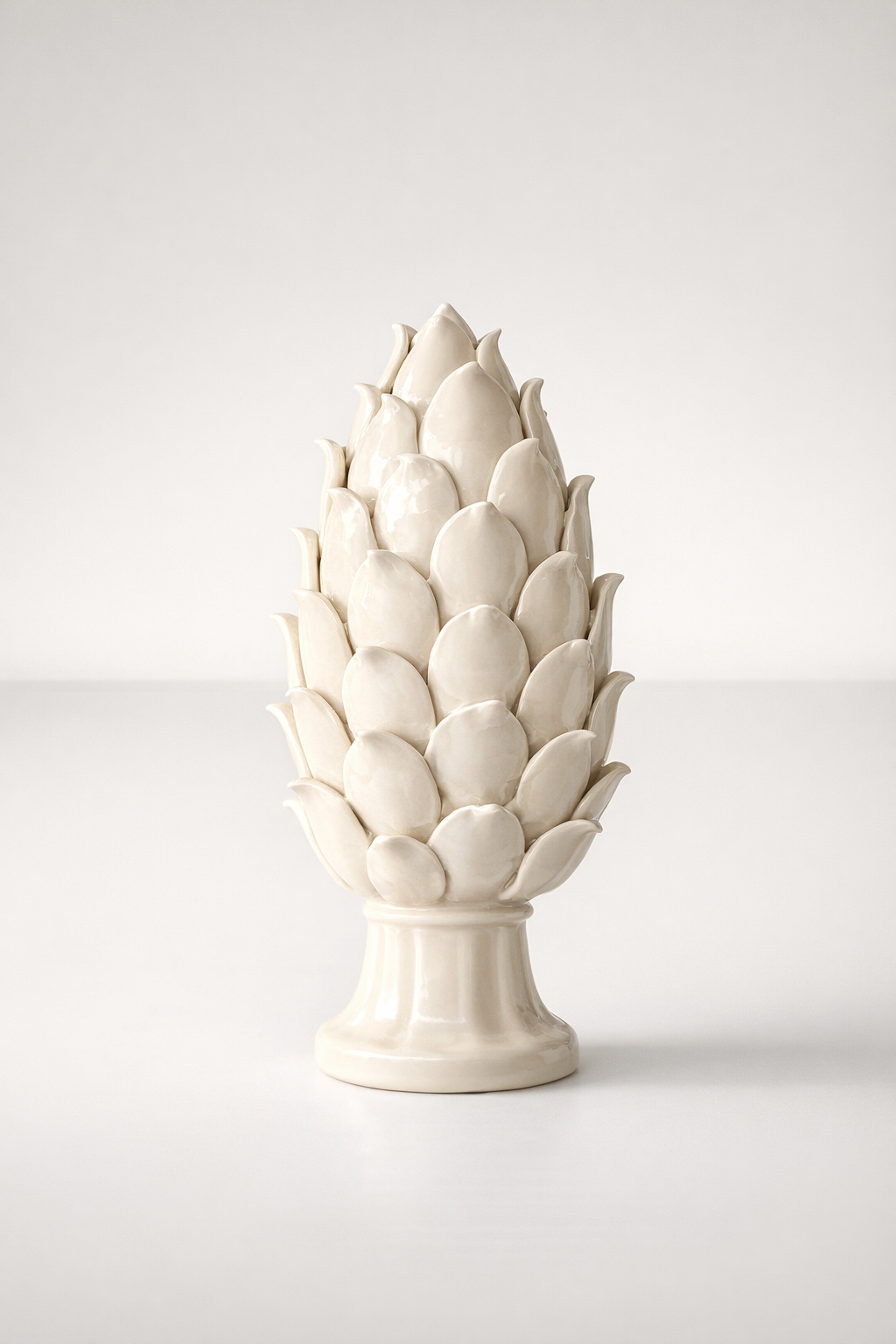 Large Off White Artichoke