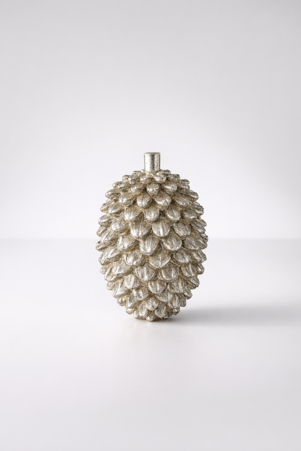 Large Silver Pine Cone