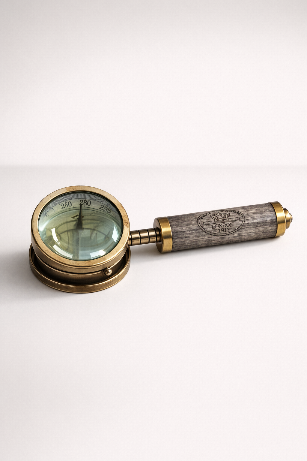 Compass With Leather Handle