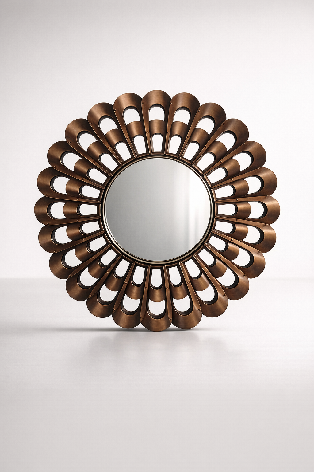 Round Cut Out Mirror