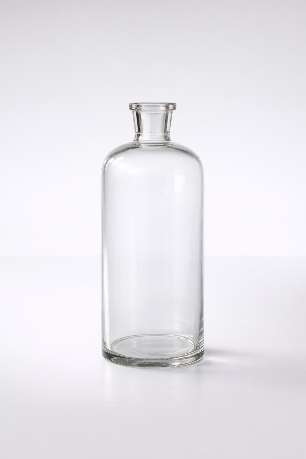 Large Clear Glass Herbal Vase