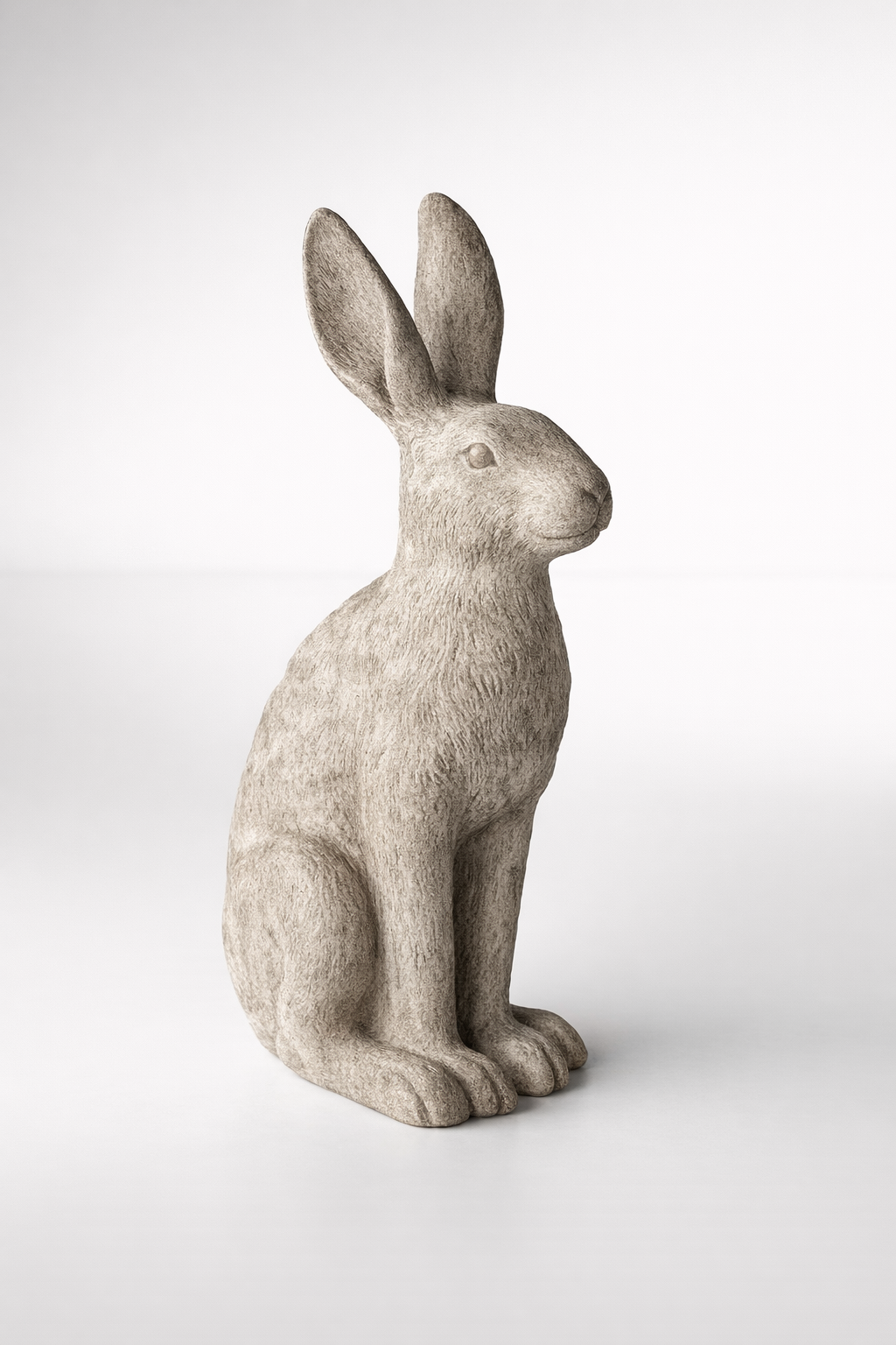 Large Grey Sitting Hare