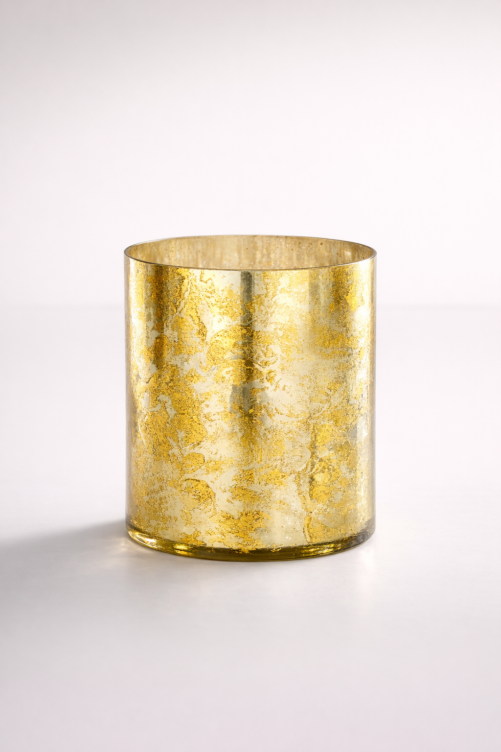 Extra Large Acid Yellow Glass Vase
