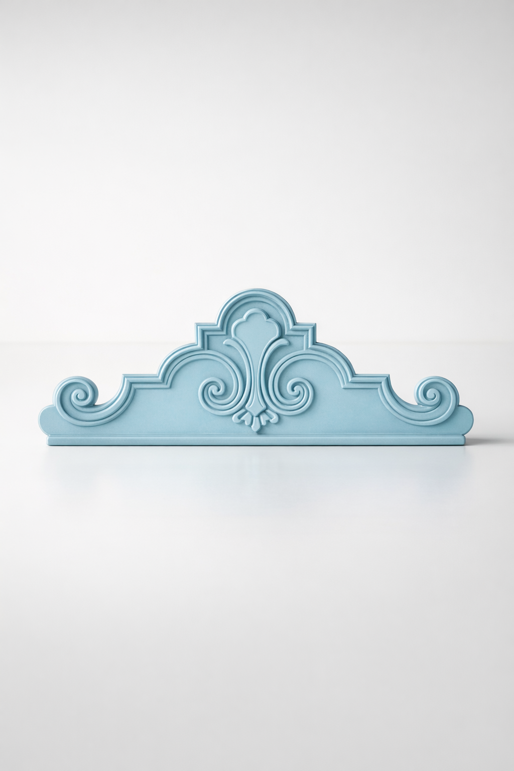 Blue Wooden Pediment
