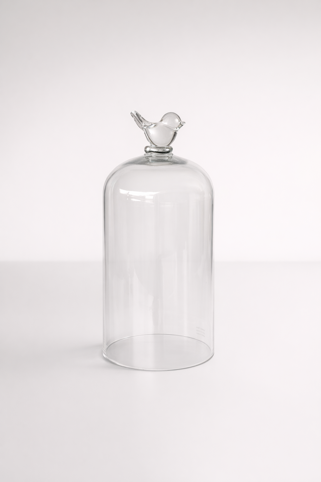 Tall Glass Dome Bird Knob