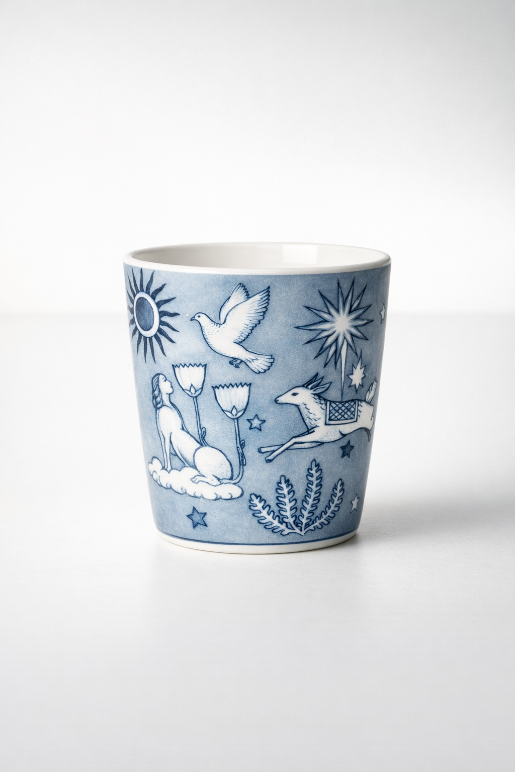 Small Blue Tiger & Moon Planter